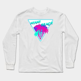 Miami Beach design Long Sleeve T-Shirt